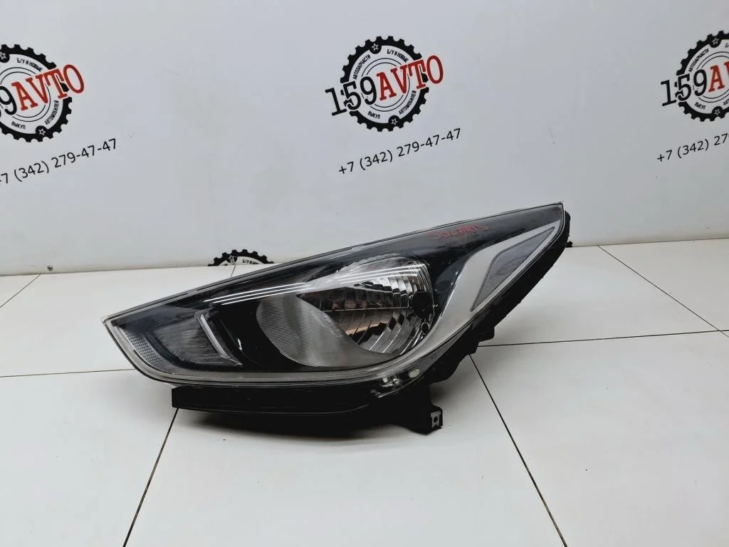 Стекло фары левой Hyundai Solaris 2 HSR