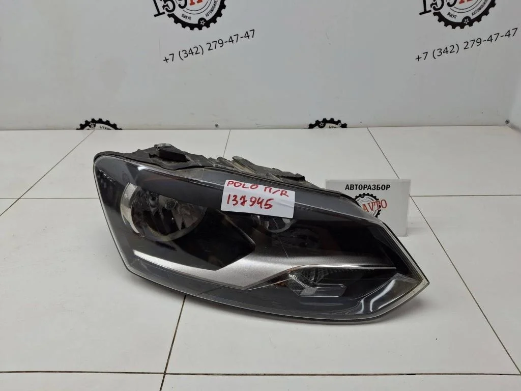 Фара правая Volkswagen Polo 5
