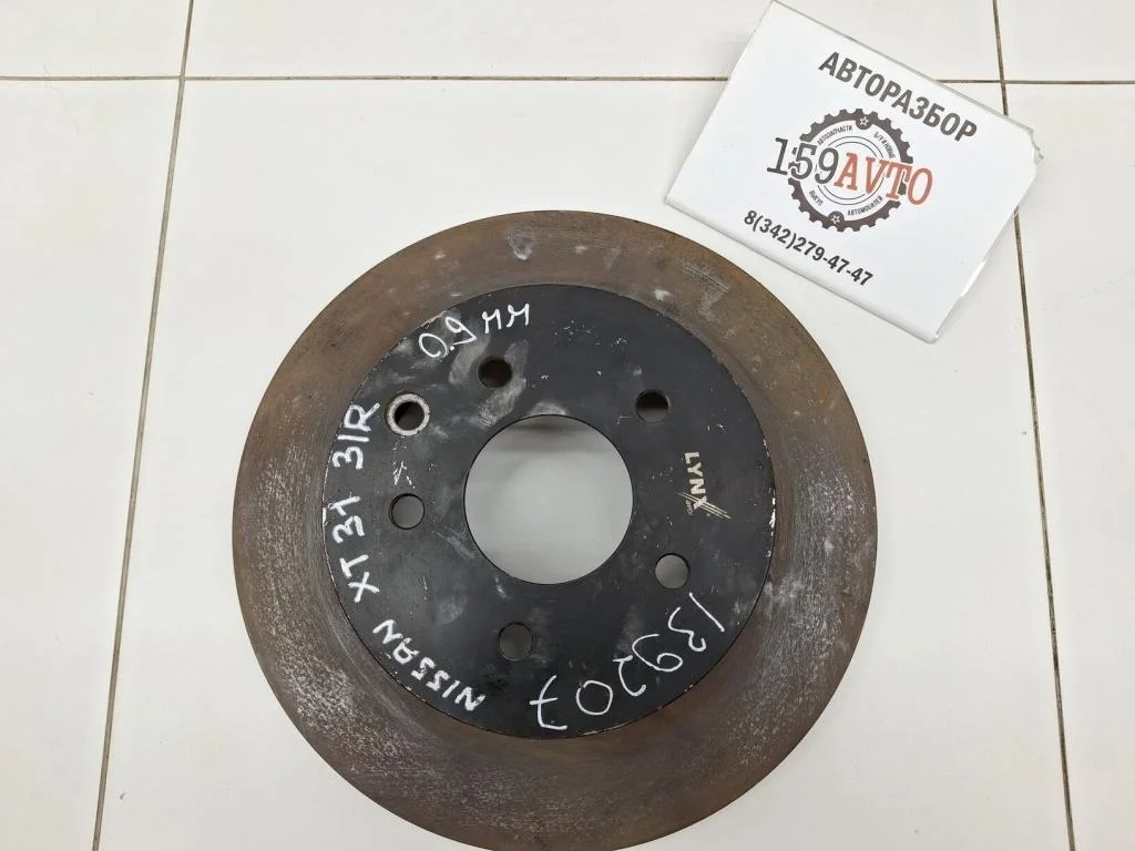 Диск тормозной задний Nissan X-Trail 2008 T31
