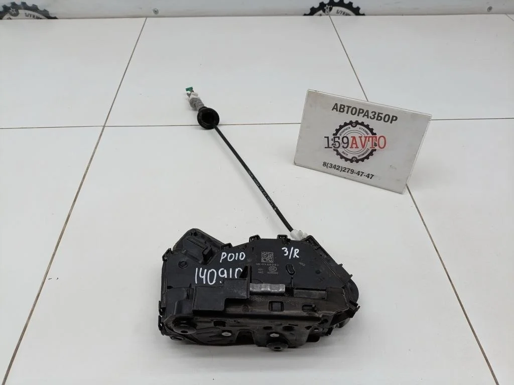 Замок двери задней правой Volkswagen Polo 5 2019