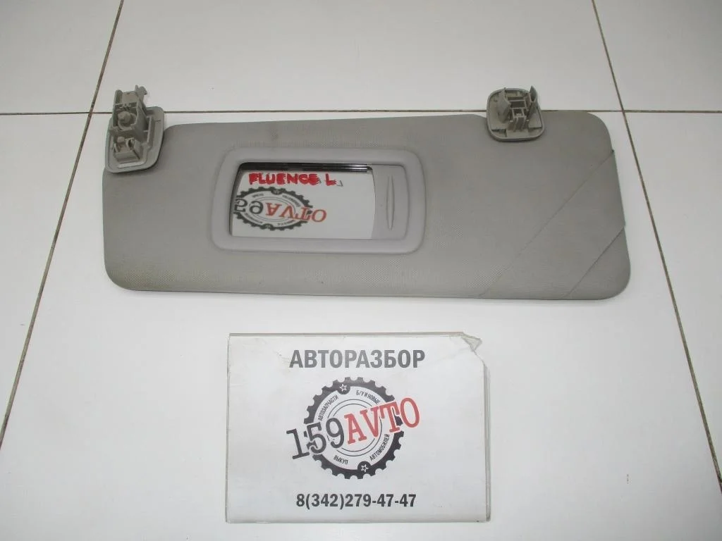 Козырек солнцезащитный левый Renault Fluence 2010