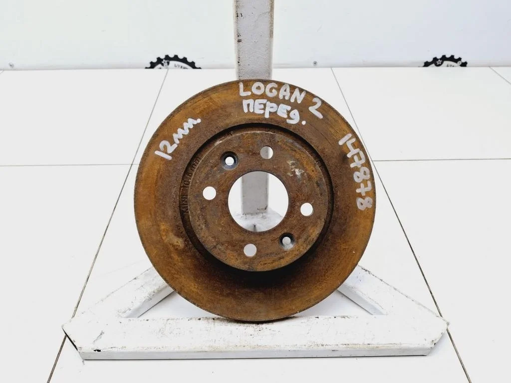 Диск тормозной передний не вентилируемый Renault Logan 2 L52