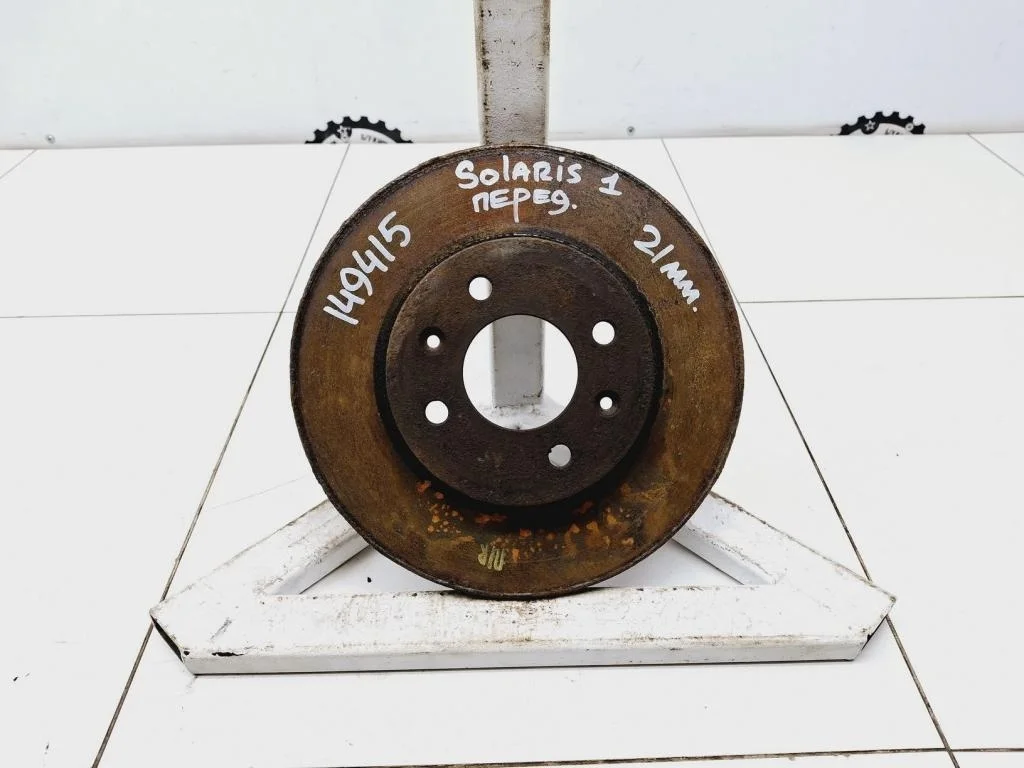 Диск тормозной передний вентилируемый Hyundai Solaris 1 2015 RB