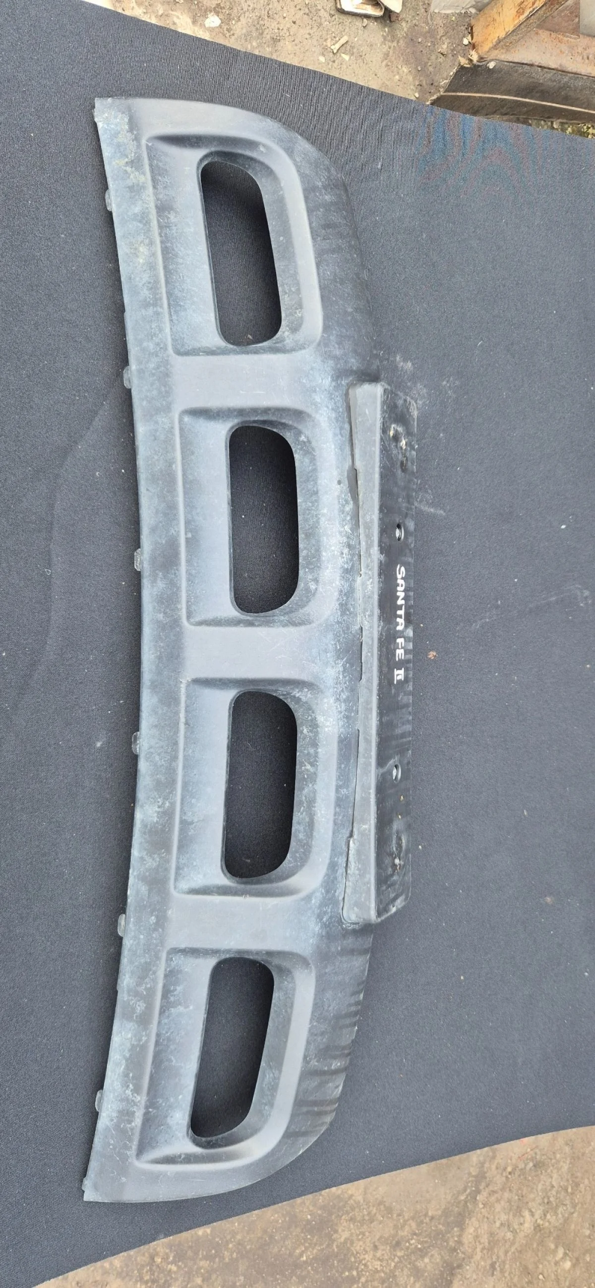 Накладка переднего бампера для Hyundai Santa Fe 2