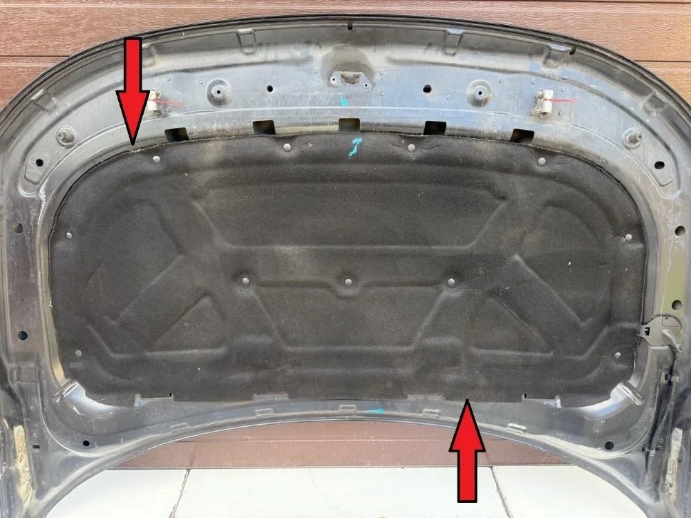 Шумоизоляция утеплитель капота Land Rover Discovery III (2004—2009)