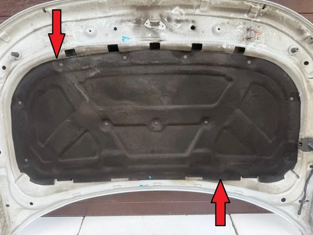 Шумоизоляция утеплитель капота Land Rover Discovery III (2004—2009)