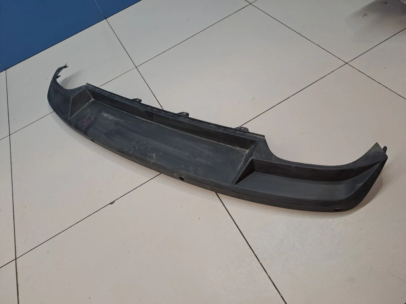 Юбка заднего бампера для Skoda Octavia A7 2013-2020