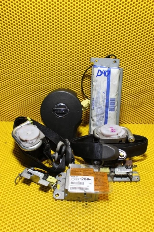 Комплект безопасности AIRBAG SRS Nissan Navara 2004—2010 98510EB300 D40