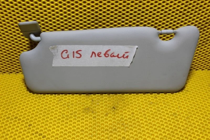 Козырек солнцезащитный Nissan Almera 2012—2018 964014AA1B, левый