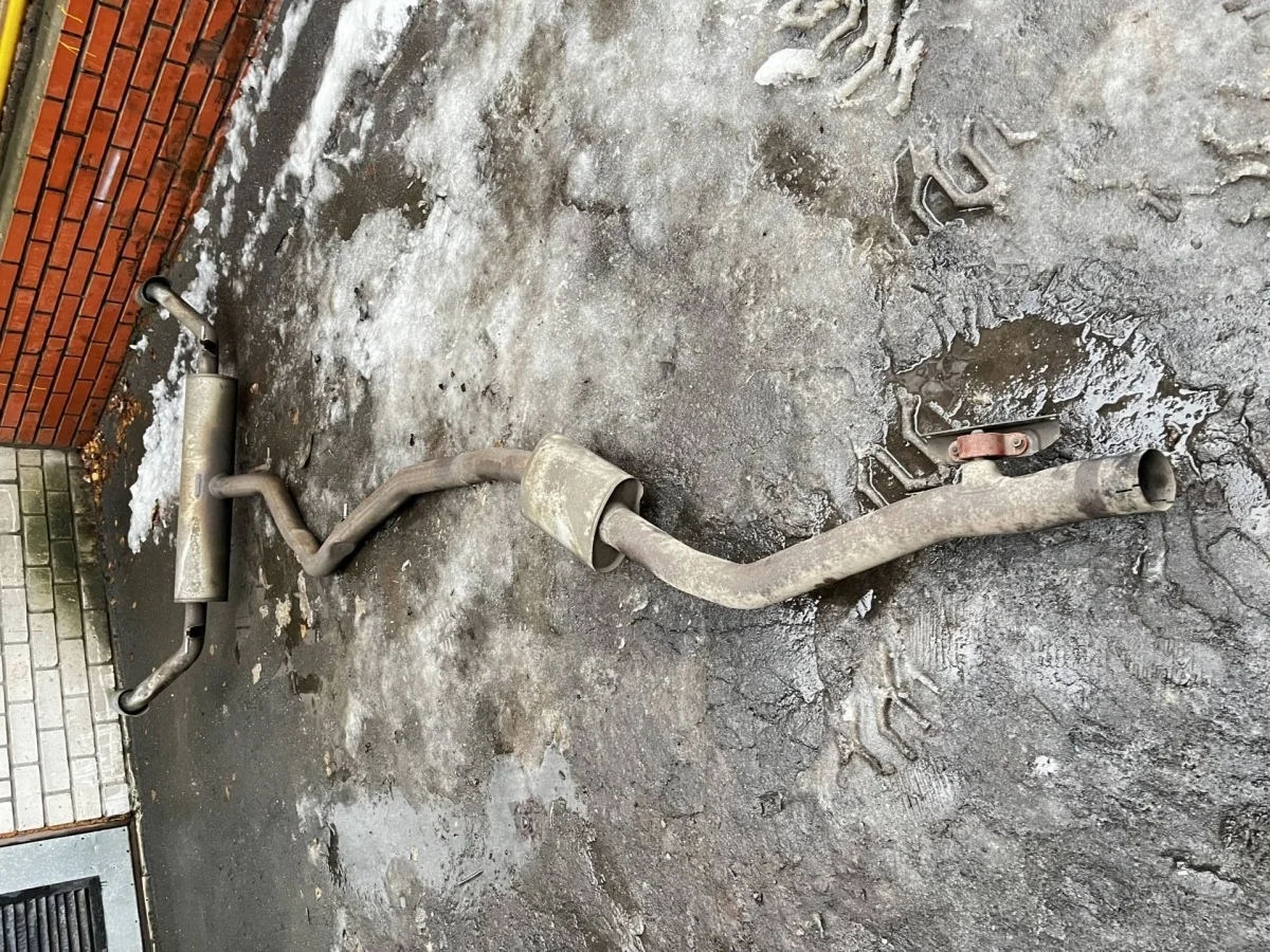 Глушитель в сборе Bmw X6 2010 18308509289 E71 N57S