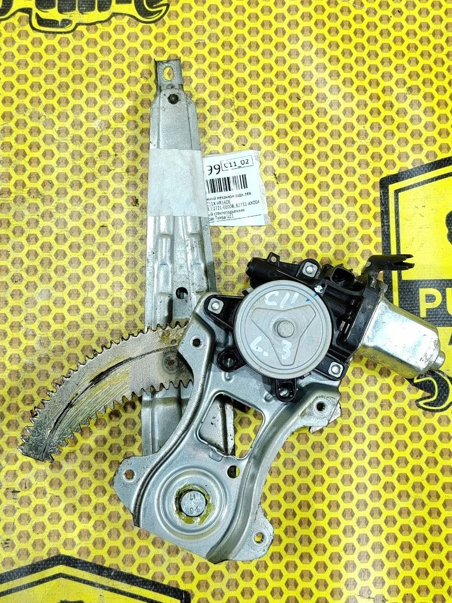 Стеклоподъемник Nissan Tiida 82721EE00B C11 HR16DE, задний левый