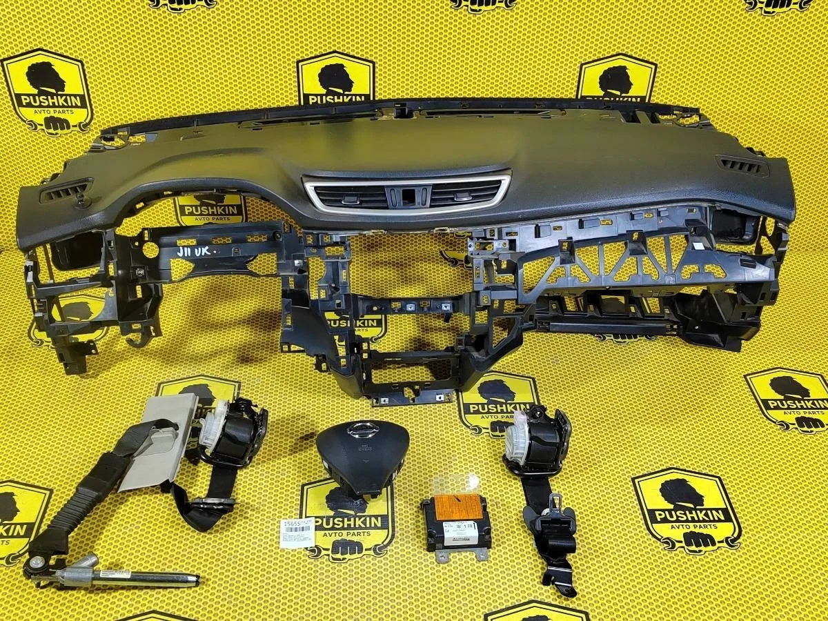 Комплект безопасности AIRBAG SRS Nissan Qashqai 2014 682004EH0A J11 R9M