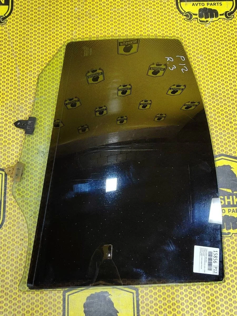 Стекло двери Nissan Primera 2001—2008 82300AV600 P12 QR20DE, заднее правое