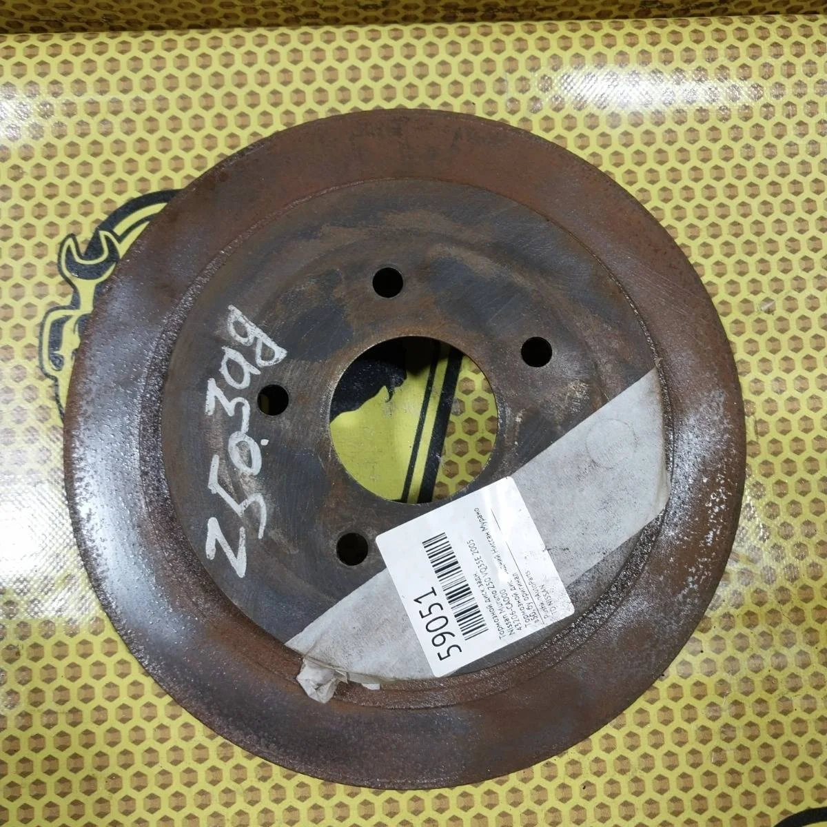 Диск тормозной Nissan Murano 2005 43206CA000 Z50 VQ35E, задний