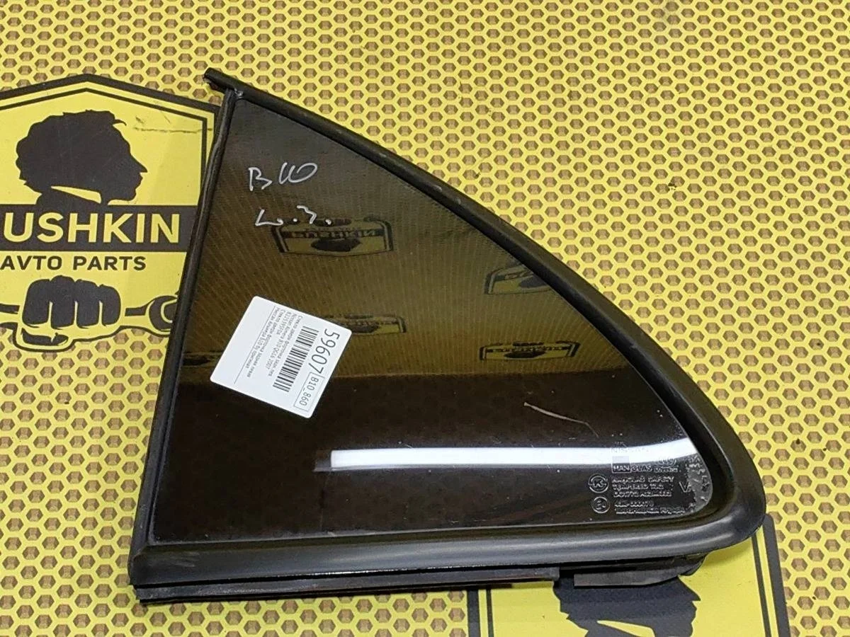 Стекло форточка Nissan Almera 2007 8225395F0A B10 QG16, заднее левое