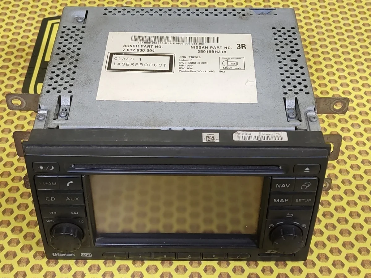 Магнитола Nissan Qashqai 2008 25915BH21A J10E K9K