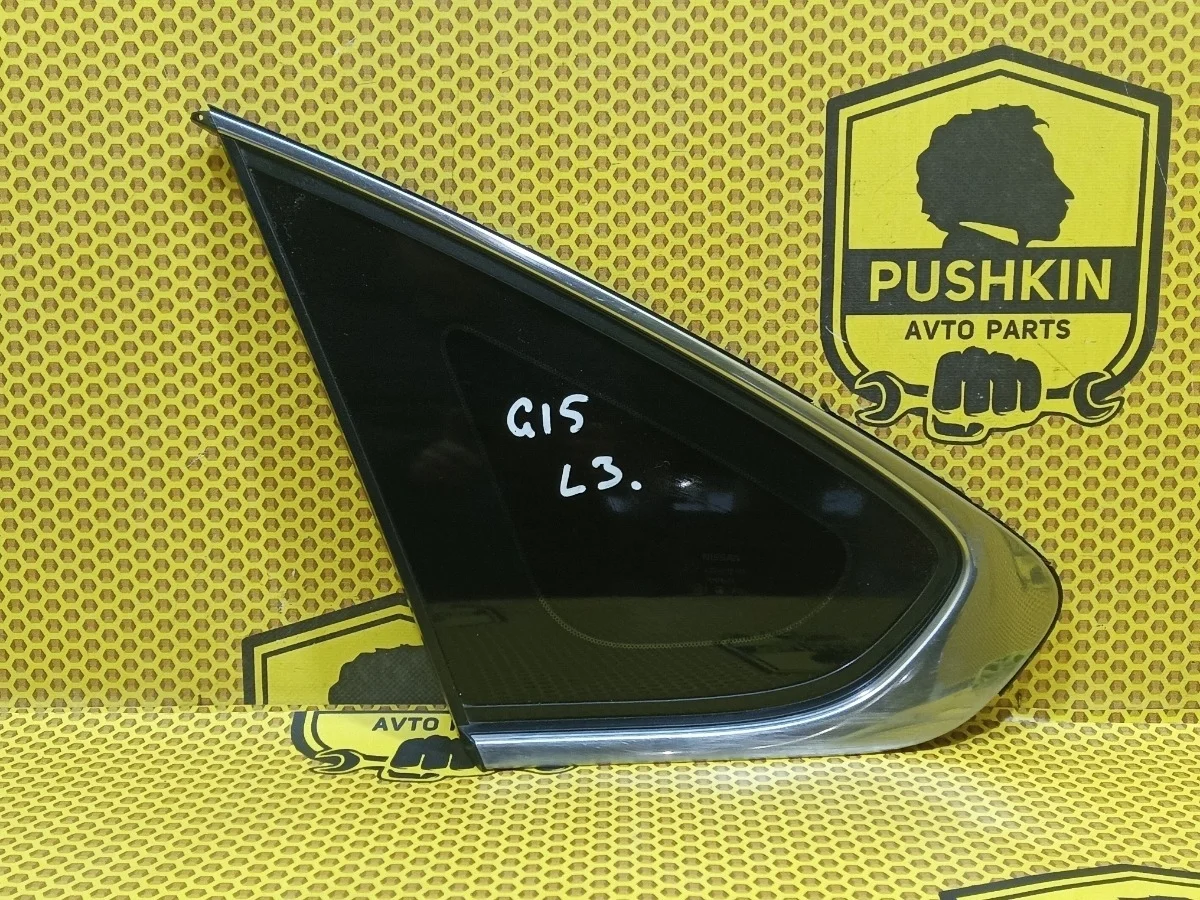 Стекло кузовное Nissan Almera 2014 83301EW000 G15 K4M, заднее левое