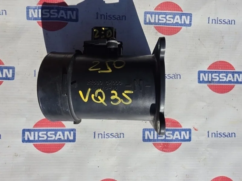 Датчик массового расхода воздуха Nissan Murano 2008 22680CA000 Z50 VQ35DE, передний