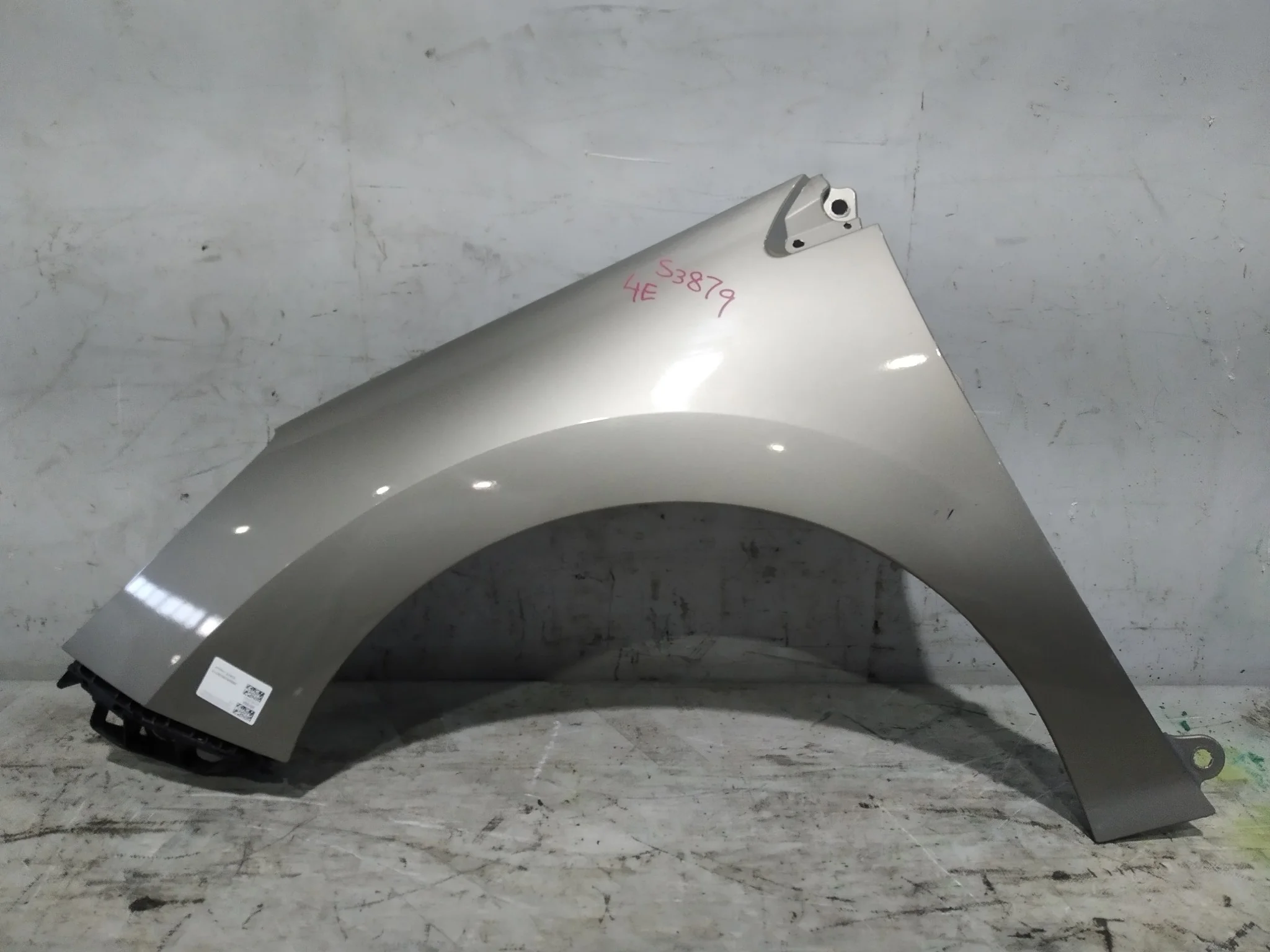 КРЫЛО PEUGEOT 7840W1 ПЕРЕД ЛЕВО серый, EVG S3879