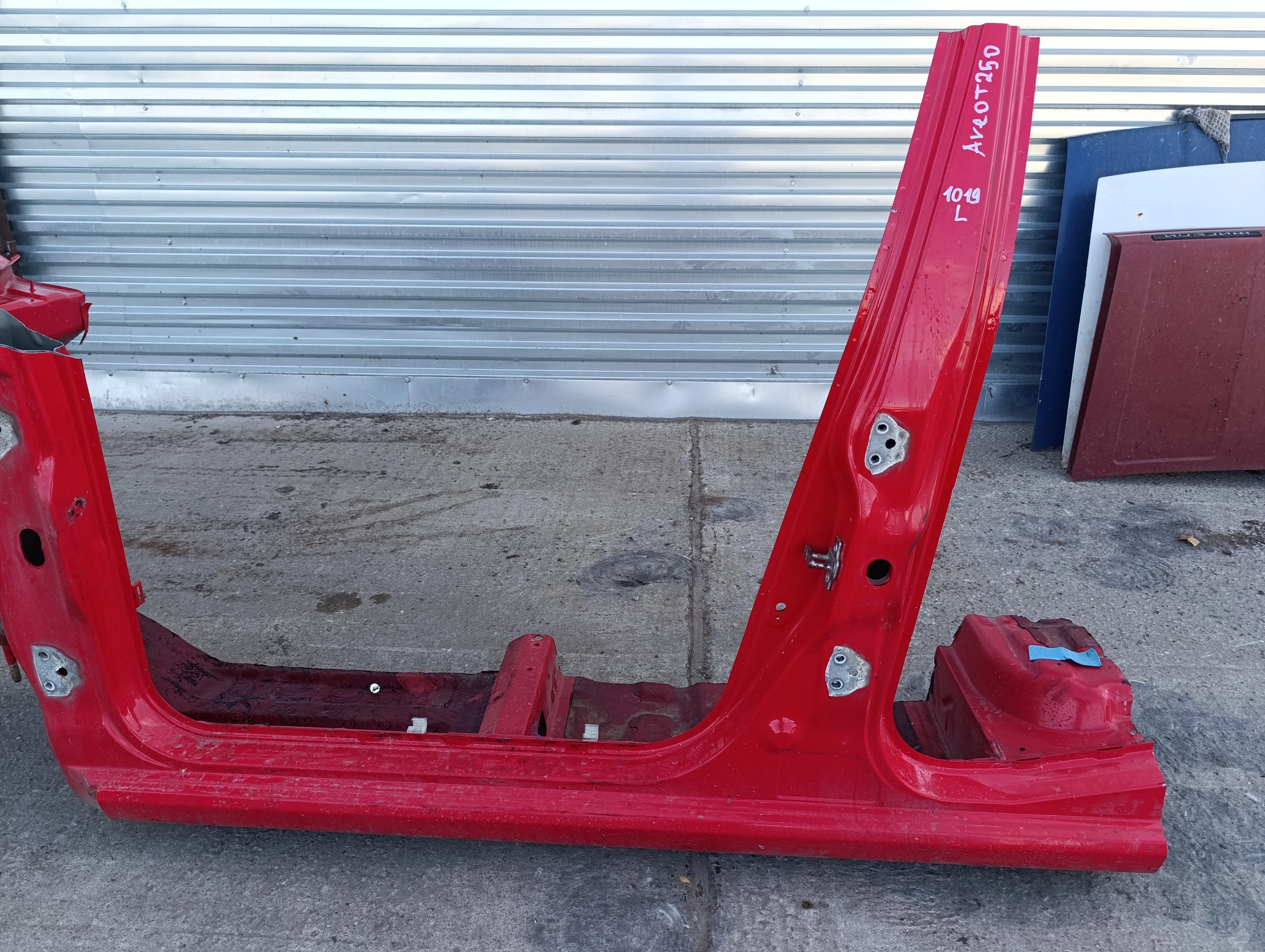 Порог со стойкой левый Aveo (T250) 2005-2011