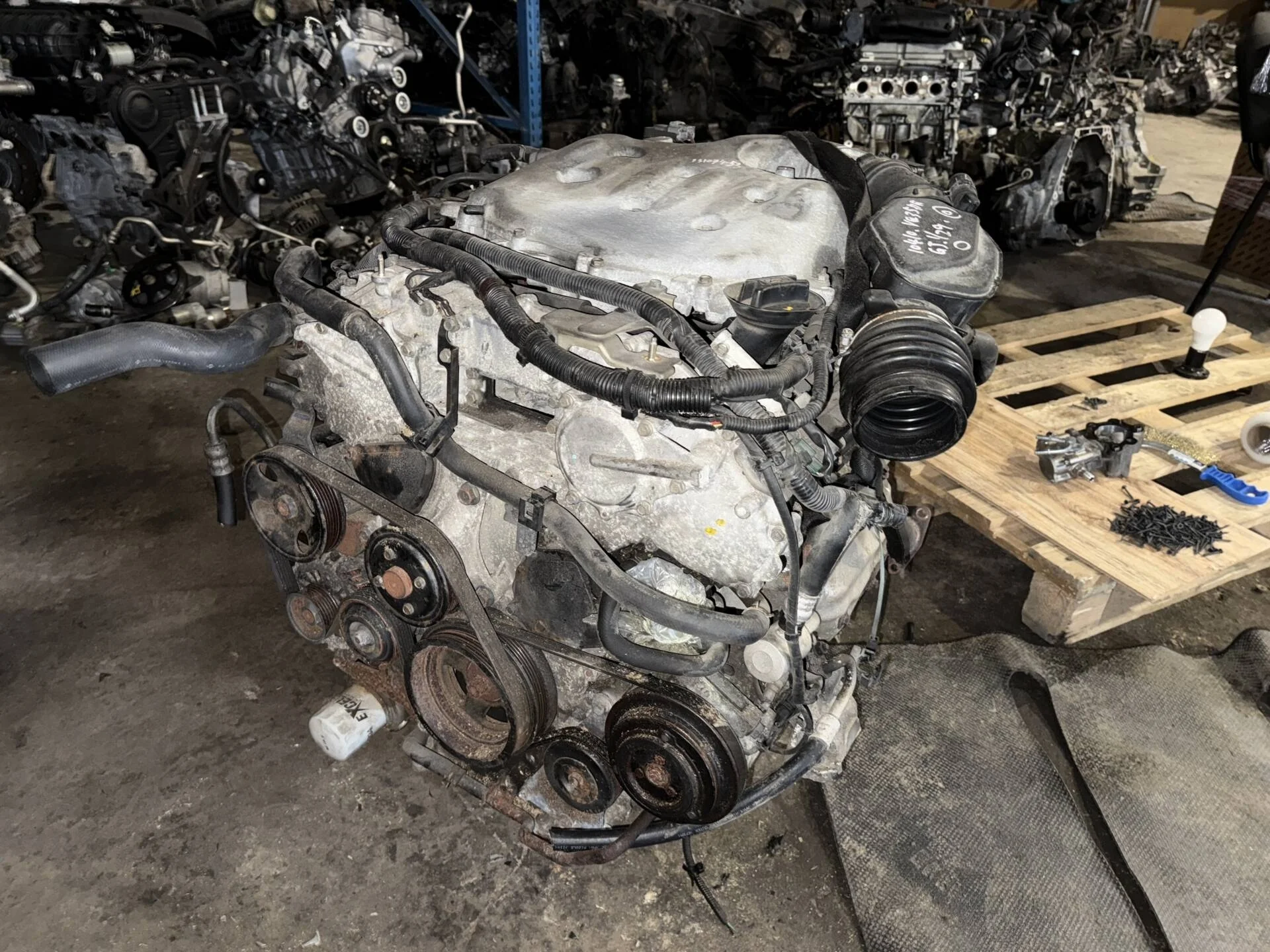 Двигатель Infiniti FX35 S50 VQ35DE