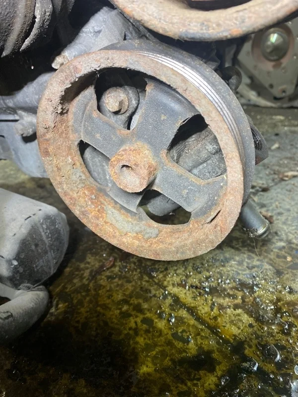 Насос гидроусилителя руля Land Rover Range Rover Sport GCAT 2006 QVB500390 L320 4.4 AJ V8