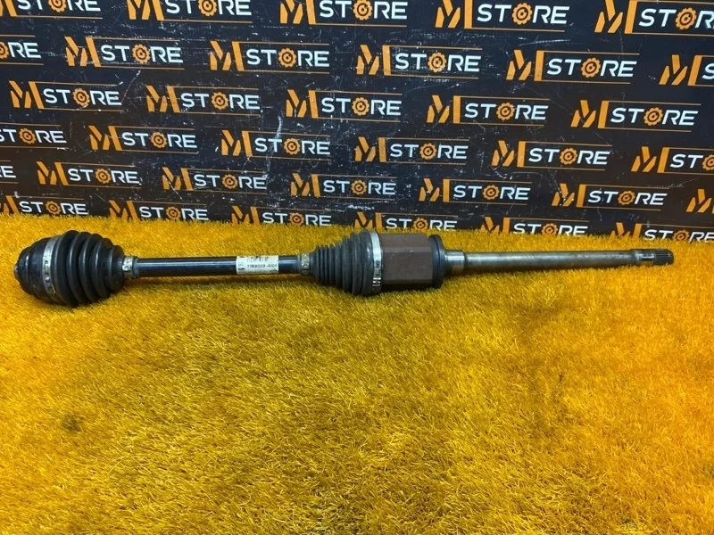 Привод Bmw X3 2012 7598028 F25 N20B20A, передний правый