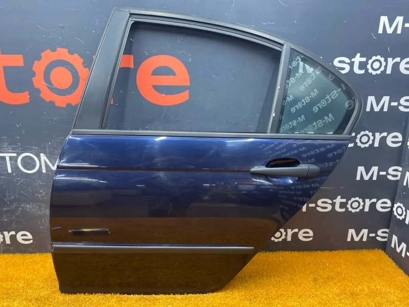 Дверь BMW 3-Series 2004 41527034153 E46 N46B20A, задняя левая