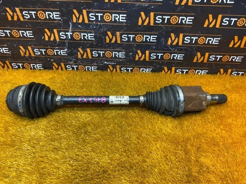 Привод Bmw X3 2012 7598027 F25 N20B20A, передний левый