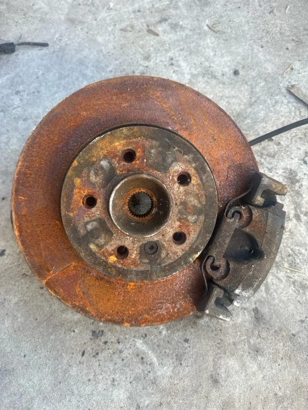 Ступица Bmw X3 2009 34113400151 E83 N47D20A, передняя левая