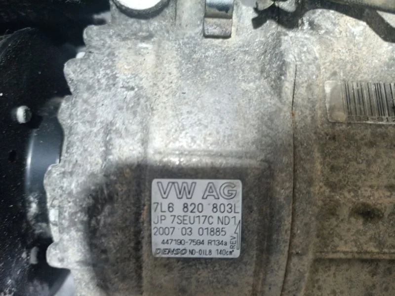 Компрессор кондиционера Porsche Cayenne 2008 7L6820803L 957 M55.01