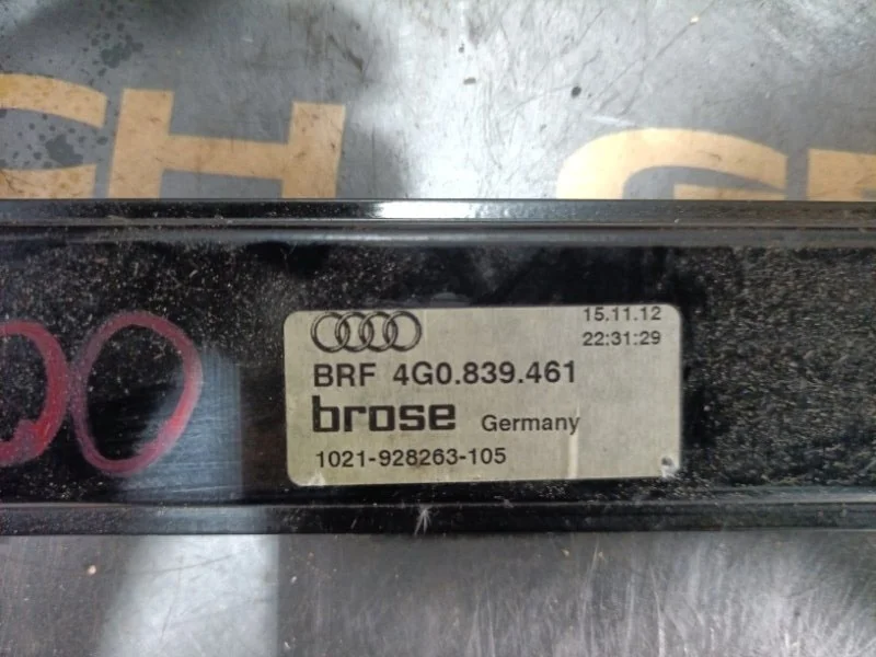 Стеклоподъемный механизм Audi A6 2012 4G0839461 4G2 CDUD, задний левый