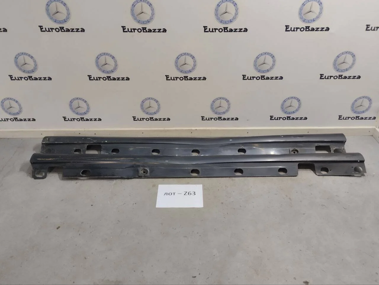 Накладка порога пластиковая Mercedes W221