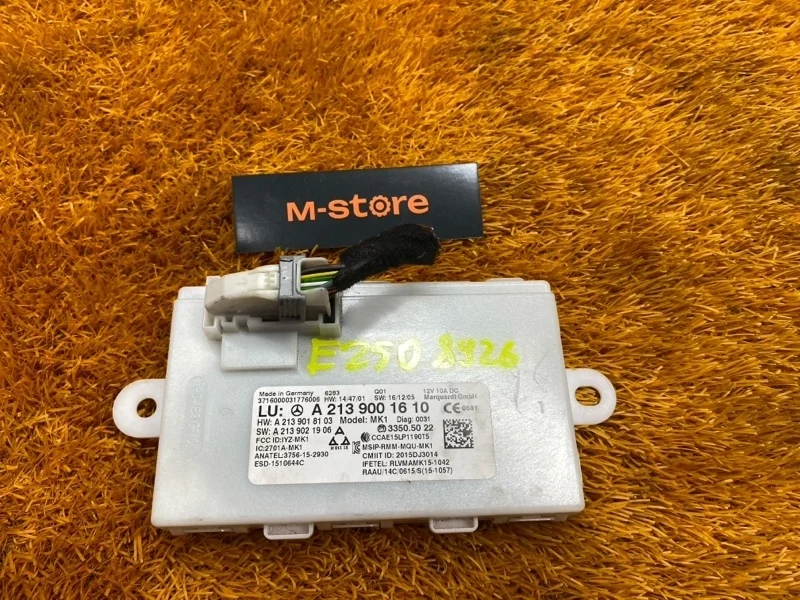 Блок управления бесключевым доступом Mercedes-Benz E-Class 2016 A2139001610 W213 274.920