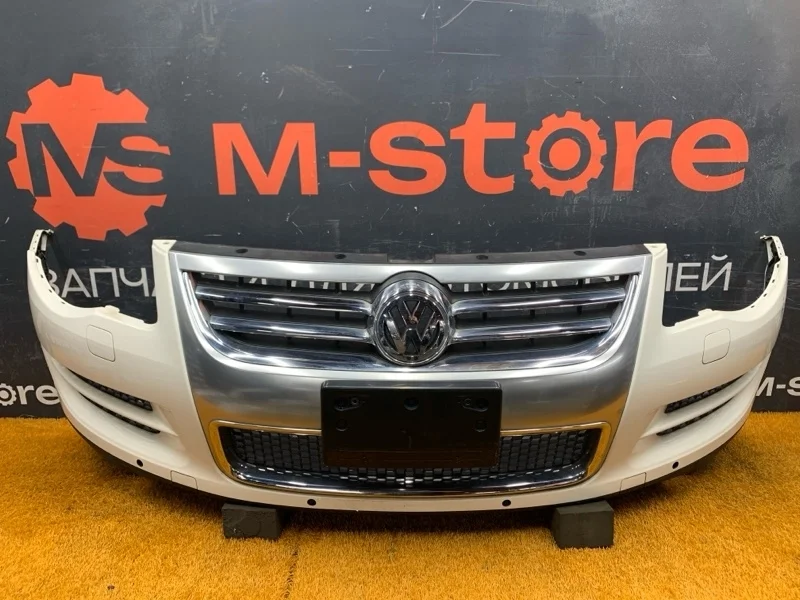 Бампер Volkswagen Touareg 2008 7L6807217AS 7L BHK, передний
