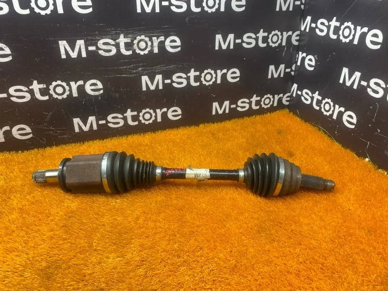 Привод Bmw X5 2008 7553945 E70 N52B30A, передний левый