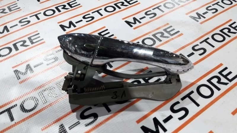 Ручка двери внешняя Bmw X5 2000 51228243635 E53 M62B44, задняя левая