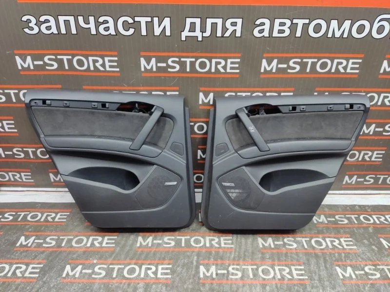 Обшивка двери Audi Q7 2008 4L0867303B 4LB BHK, задняя
