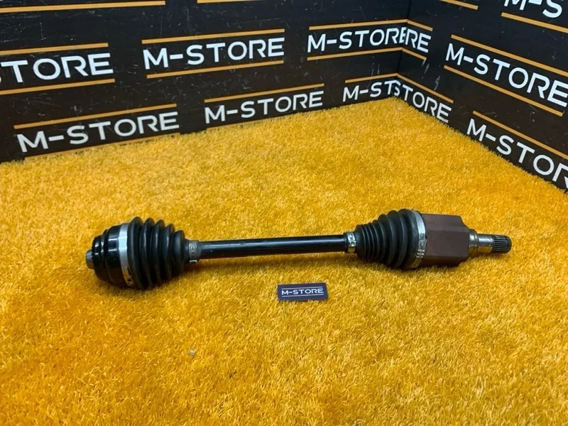 Привод Bmw X3 2011 31607619657 F25 N52B30A, передний левый