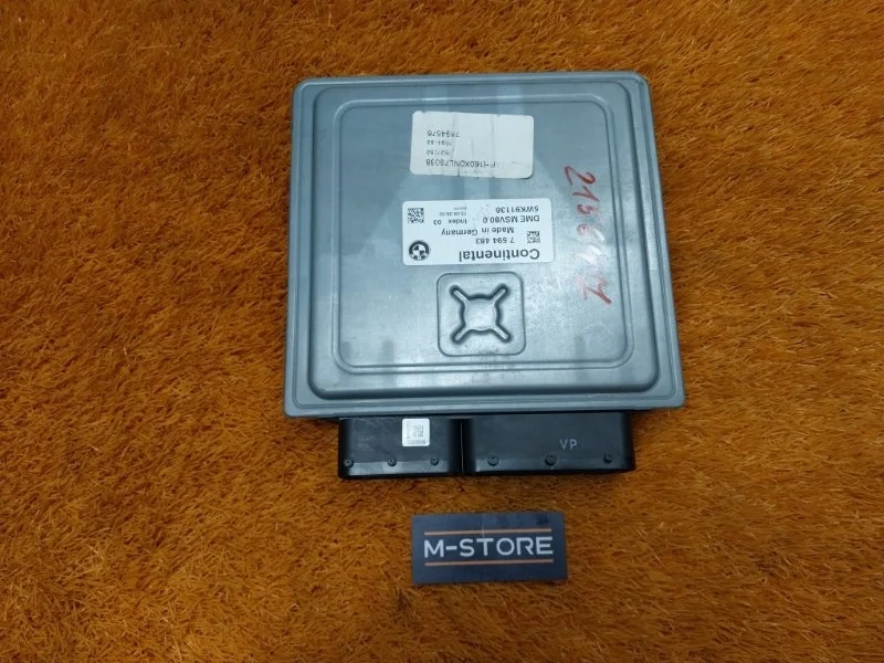 Блок управления двс Bmw 3-Series 2009 7594483 E90 N52B25A