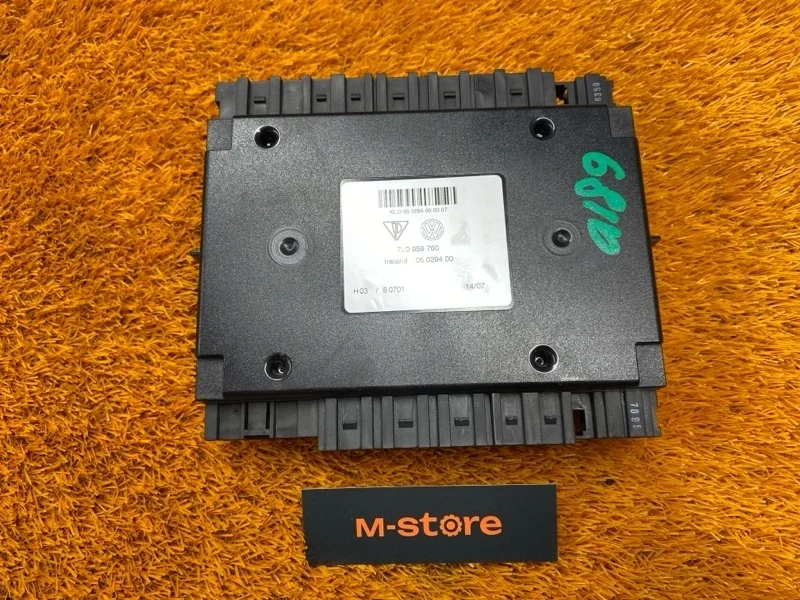 Блок управления сиденьем Porsche Cayenne 2008 7L0959760 957 M5501