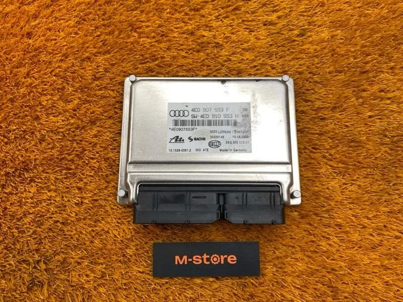 Блок управления пневмоподвеской Audi A8 2005 4E0907553F 4E/D3 BPK