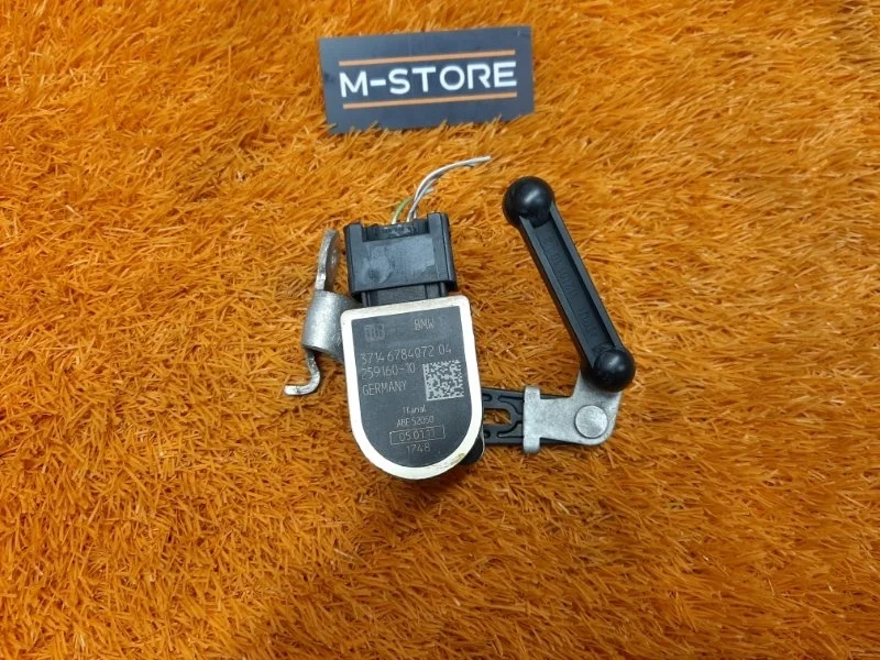 Датчик высоты дорожного просвета Bmw 5-Series 2011 37146784072 F10 N52B25A, передний левый