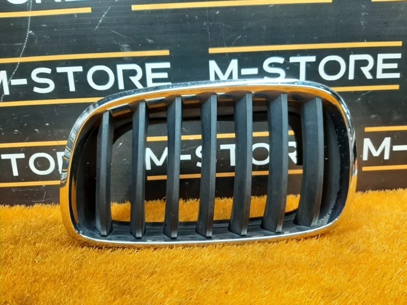 Решетка радиатора Bmw X6 2011 51137171395 E71 N55B30A, левая