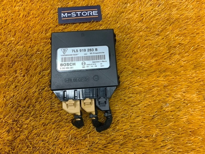 Блок управления парктроником Porsche Cayenne 2010 7L5919283B 957 M4801