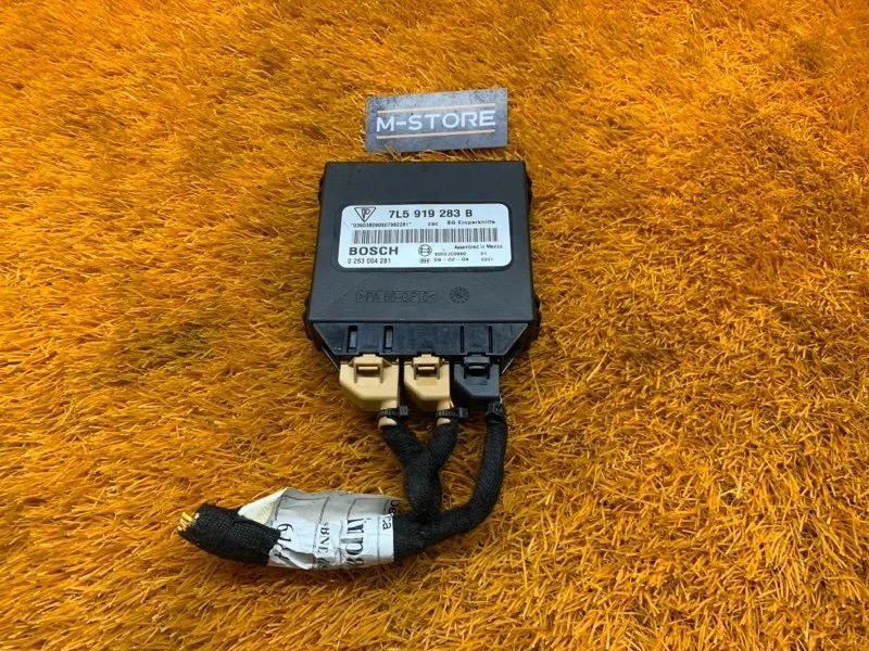 Блок управления парктроником Porsche Cayenne 2009 7L5919283B 957 M4801