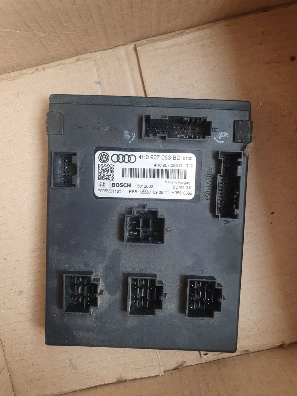 блок управления Audi A8 D4 (2010—2014) 4,2