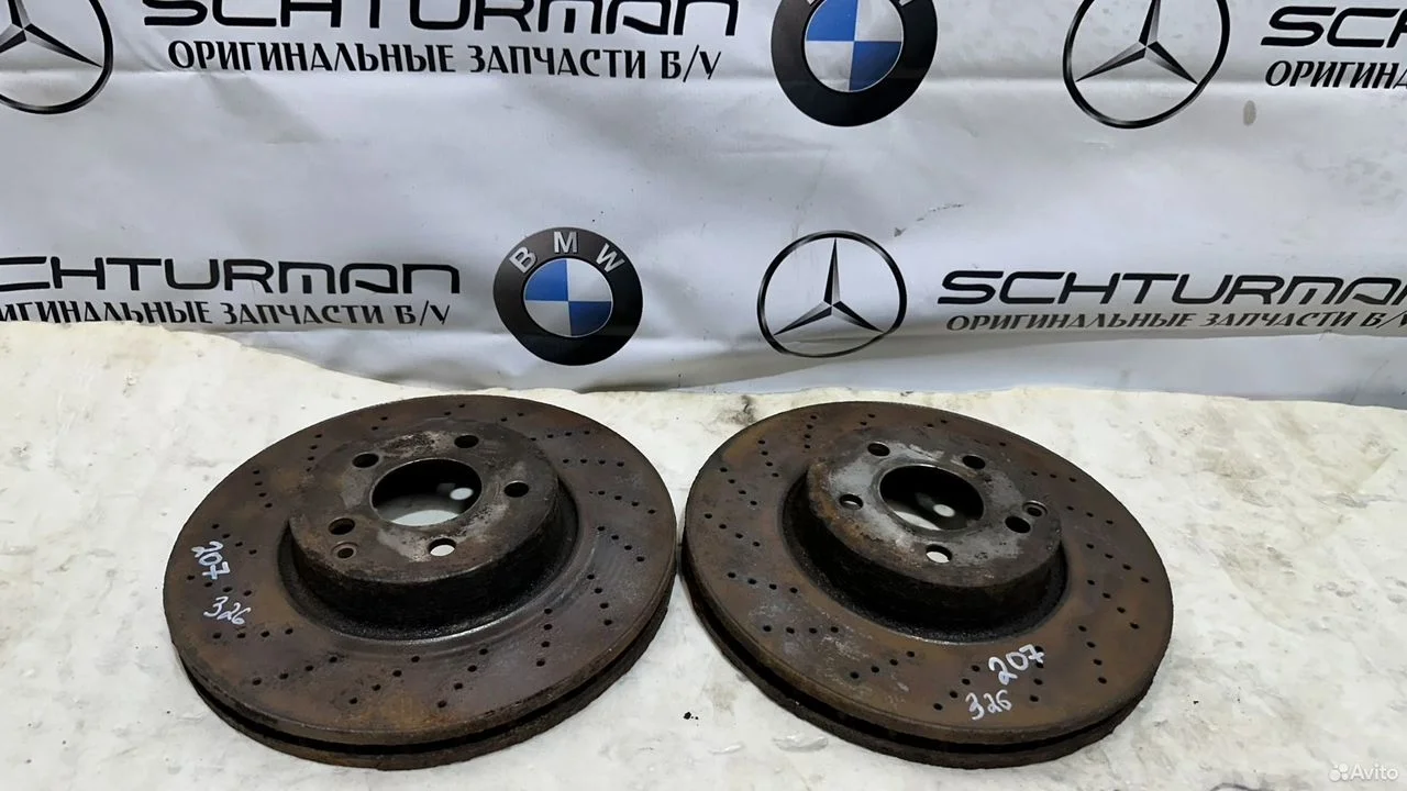 Тормозной диск передний mercedes c204 e212 e207