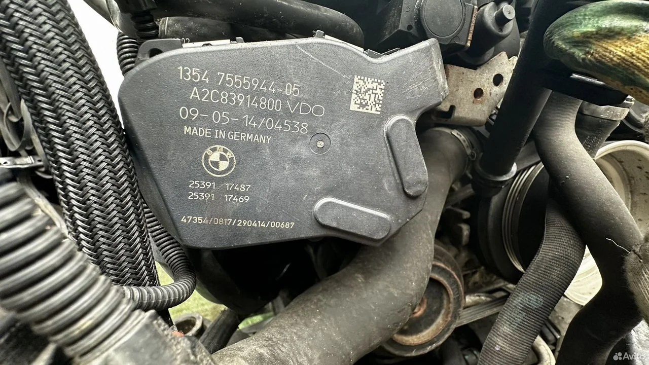 Дроссельная заслонка bmw n63 s63 13547555944