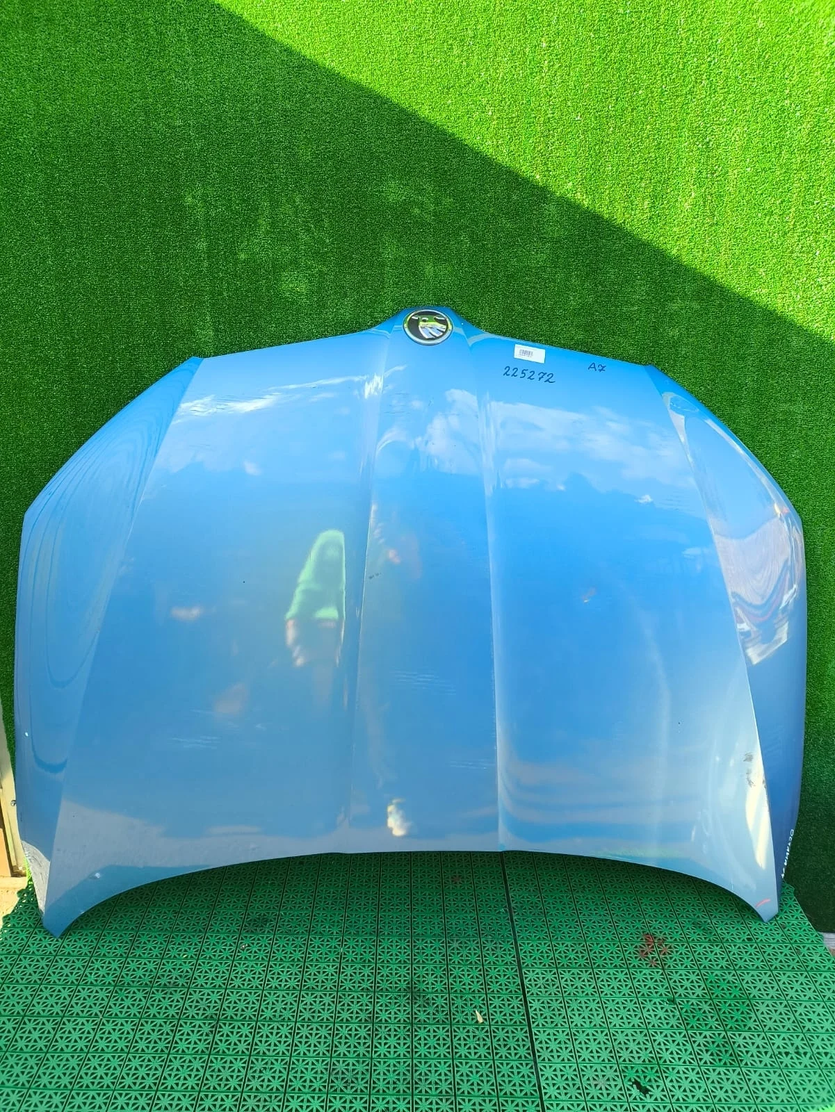 Капот SKODA OCTAVIA A7 2013- синий б/у OCTAVIA A7(2013-